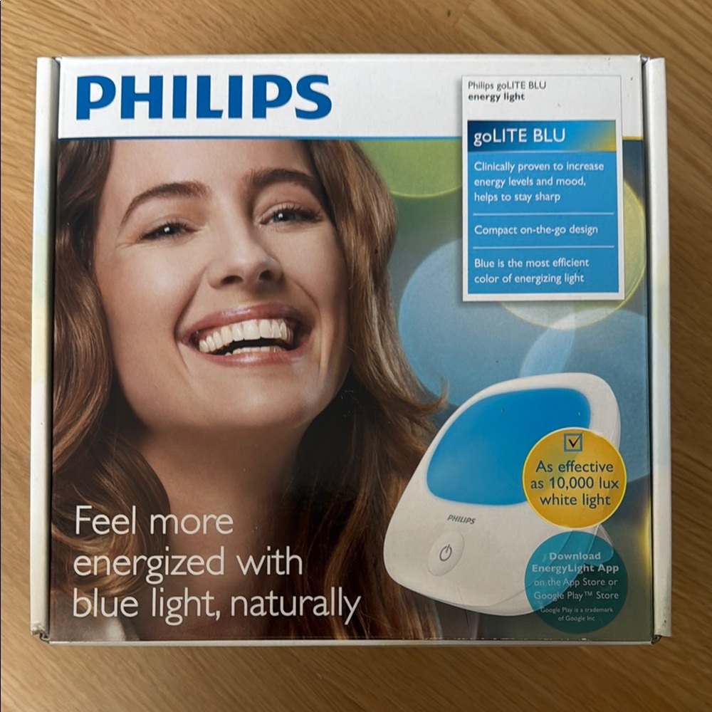 Philips goLITE BLU Energy Light - White and Blue